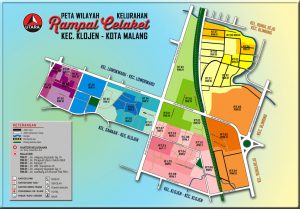Peta RW-RT di Kelurahan Rampal Celaket - Kota Malang - 7